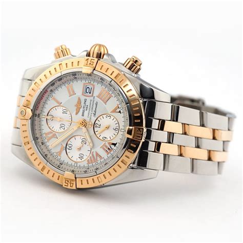 breitling gold silver